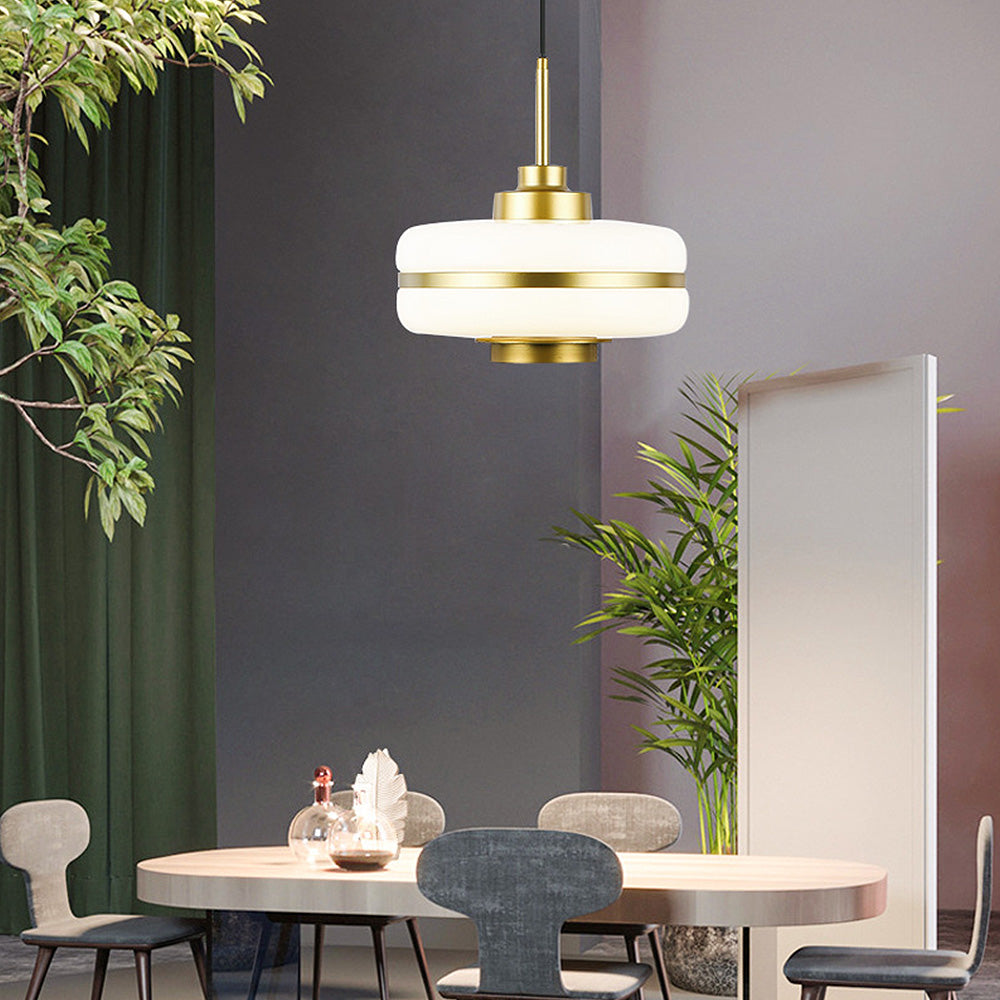 LumiNord Glass Pendant Lamp | Nordic Minimal Warmth - OpalDwell