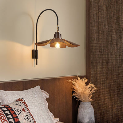 FloraNova Wall Lamp | Floral Bloom Wall Light, Ambient Glow - OpalDwell