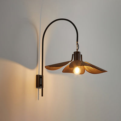 FloraNova Wall Lamp | Floral Bloom Wall Light, Ambient Glow - OpalDwell