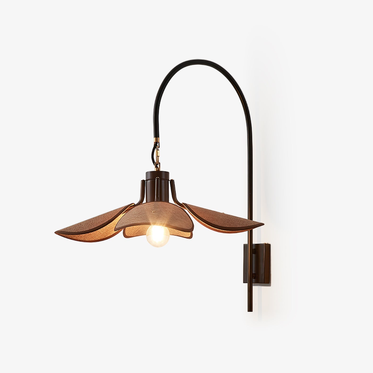 FloraNova Wall Lamp | Floral Bloom Wall Light, Ambient Glow - OpalDwell