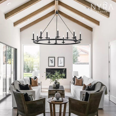 Sorena Circular Chandelier - OpalDwell