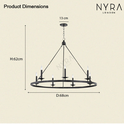 Sorena Circular Chandelier - OpalDwell