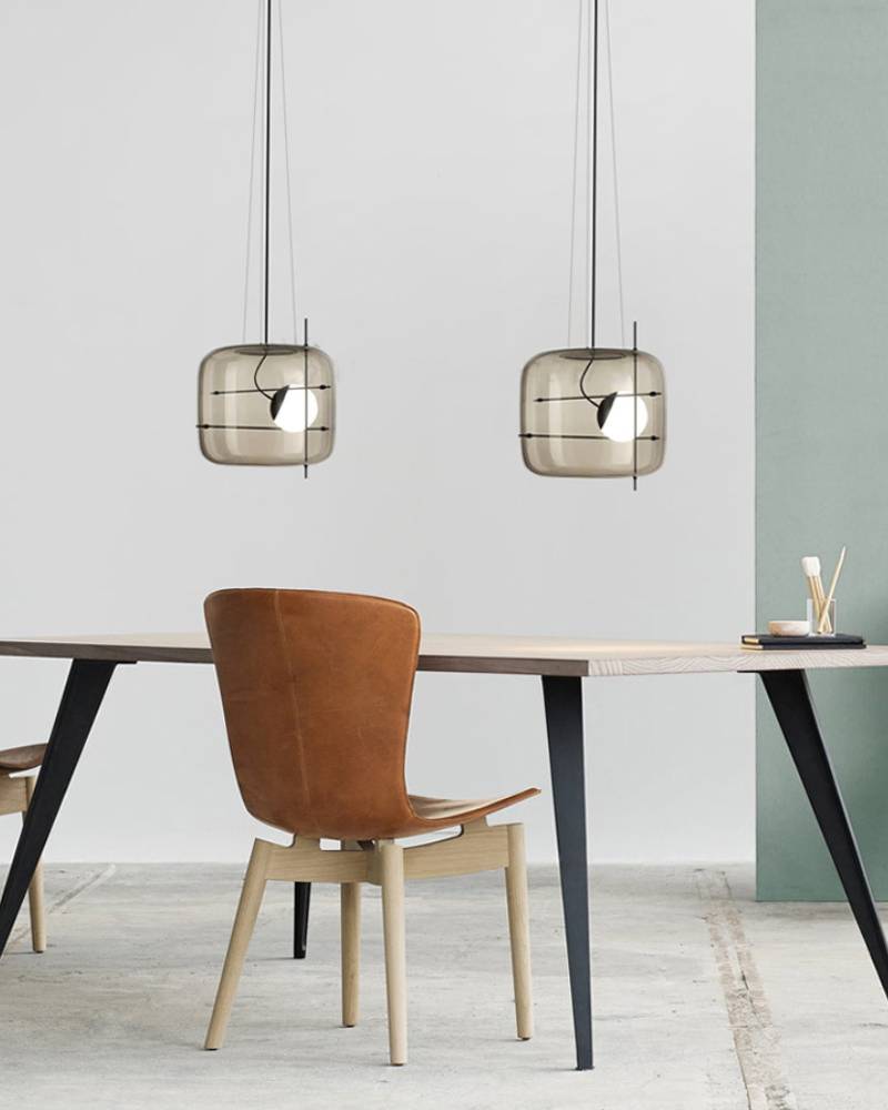 Contemporary Ceiling Hanging Lamp With Modern Glass Pendant Light OpalDwell