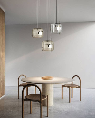 Contemporary Ceiling Hanging Lamp With Modern Glass Pendant Light OpalDwell
