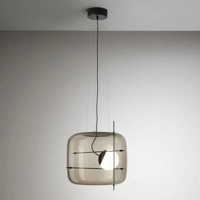 Contemporary Ceiling Hanging Lamp With Modern Glass Pendant Light OpalDwell