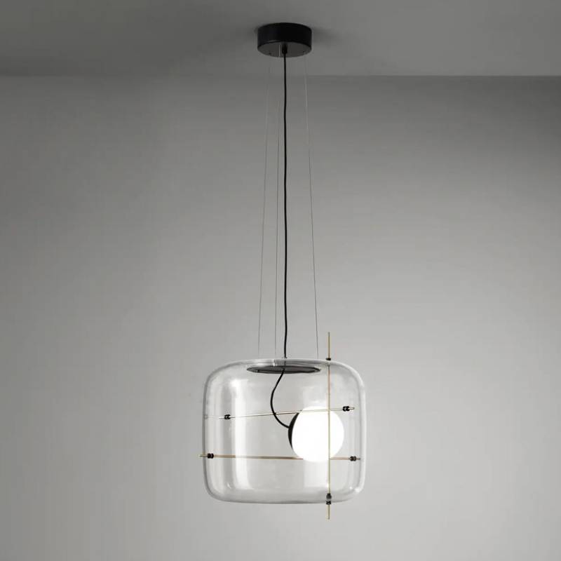 Contemporary Ceiling Hanging Lamp With Modern Glass Pendant Light OpalDwell