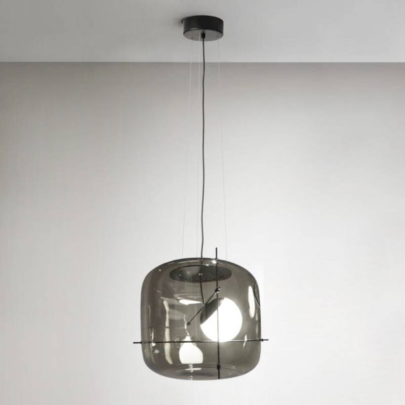 Contemporary Ceiling Hanging Lamp With Modern Glass Pendant Light OpalDwell