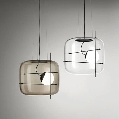 Contemporary Ceiling Hanging Lamp With Modern Glass Pendant Light OpalDwell