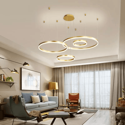 Kirrea LED Circle Pendant Light Fixture For Living Room OpalDwell