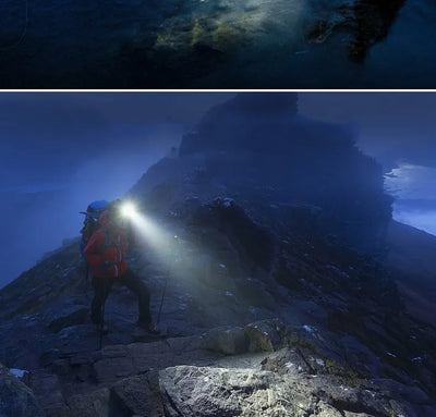 EverBeam Trail LED Headlamp Waterproof Zoom Rechargeable - OpalDwell