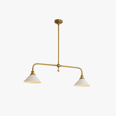 AstraVex Vintage Glass Pendant Light With White Shade OpalDwell