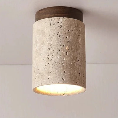NovaLume Travertine LED Chandelier Recessed Flush Mount OpalDwell