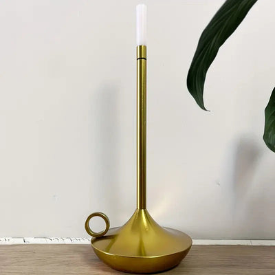 Rechargeable LumaCove Candle-Style LED Table Lamp Minimalist - OpalDwell