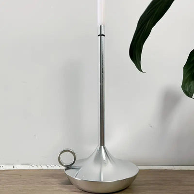 Rechargeable LumaCove Candle-Style LED Table Lamp Minimalist - OpalDwell