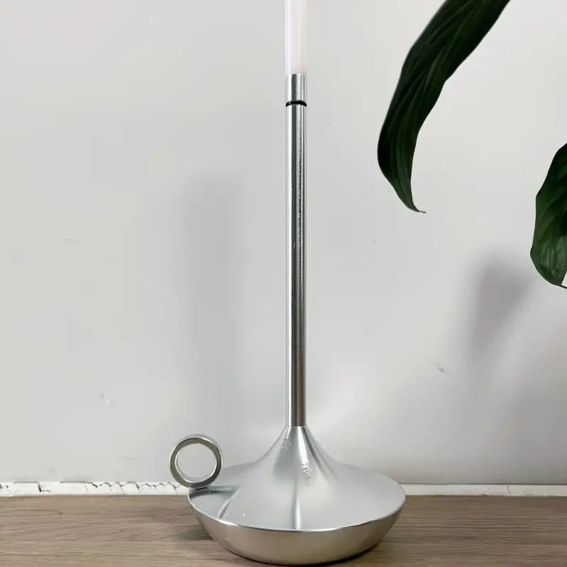 Rechargeable LumaCove Candle-Style LED Table Lamp Minimalist - OpalDwell
