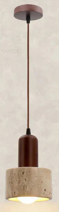 NovaLume Wabi-Sabi Pendant Light With Natural Finish OpalDwell