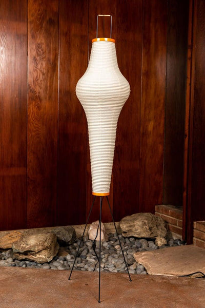 Kazumi Rice Paper Floor Lamp by OpalDwell Soft Ambient Glow OpalDwell