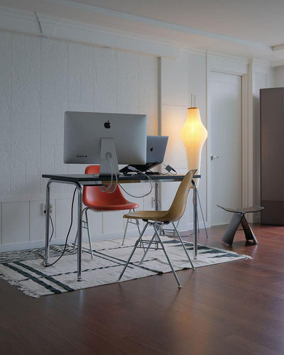 Kazumi Rice Paper Floor Lamp by OpalDwell Soft Ambient Glow OpalDwell