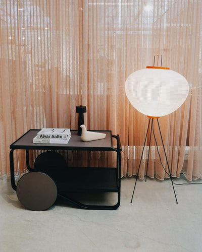 Kazumi Rice Paper Floor Lamp by OpalDwell Soft Ambient Glow OpalDwell