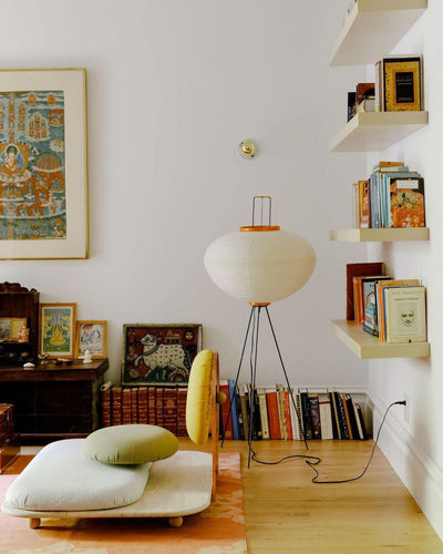Kaze Rice Paper Floor Lamp - Japanese-Inspired Ambient Glow OpalDwell