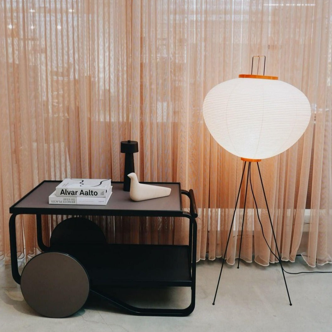 Kaze Rice Paper Floor Lamp - Japanese-Inspired Ambient Glow OpalDwell