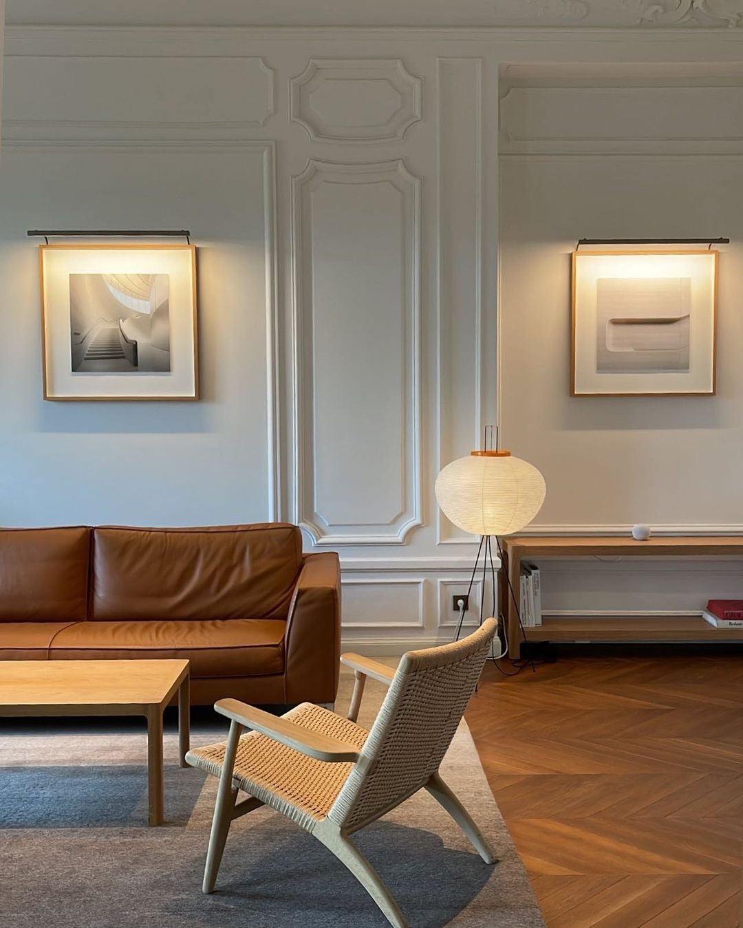 Kazumi Rice Paper Floor Lamp by OpalDwell Soft Ambient Glow OpalDwell