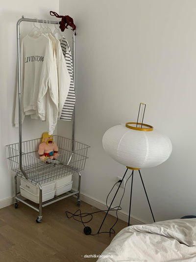 Kaze Rice Paper Floor Lamp - Japanese-Inspired Ambient Glow OpalDwell