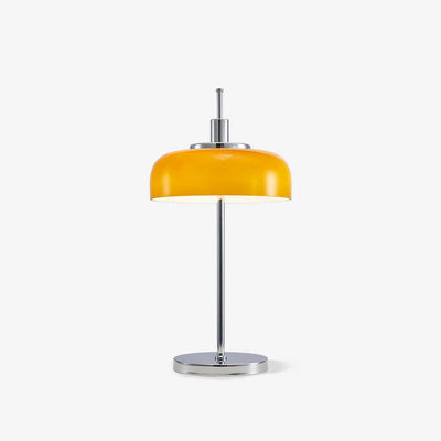 Modern Dome Table Lamp Minimalist Metal And Glass Design For Home Interiors OpalDwell
