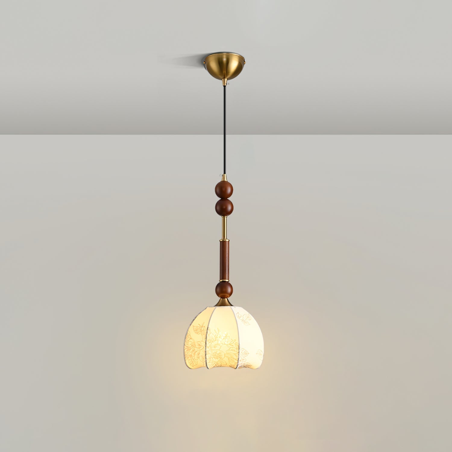 VeroLuce Italian Glass Pendant Lamp for Timeless Interiors OpalDwell