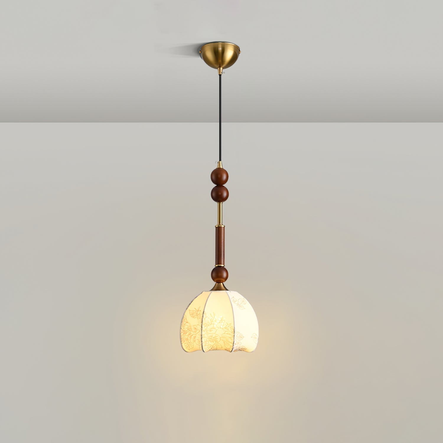 VeroLuce Italian Glass Pendant Lamp for Timeless Interiors OpalDwell