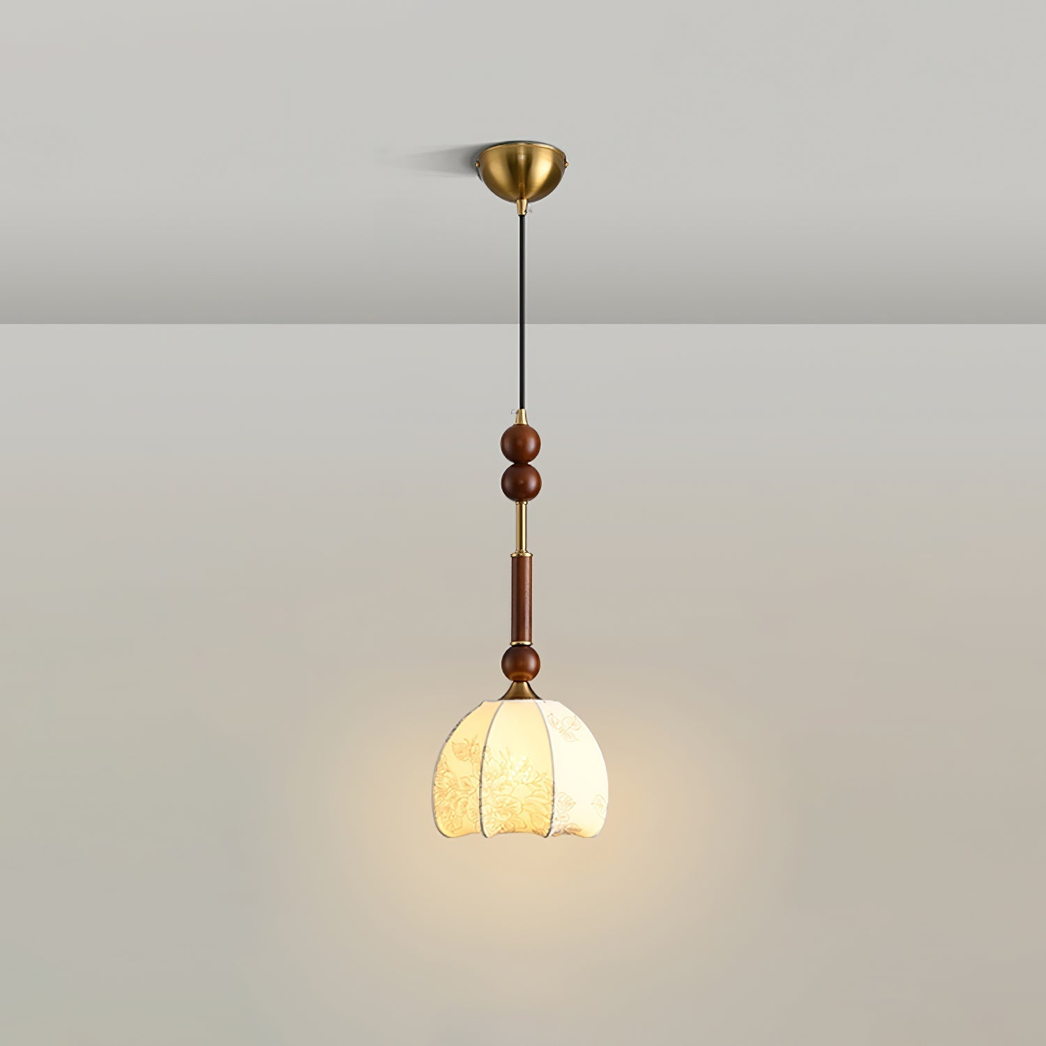 VeroLuce Italian Glass Pendant Lamp for Timeless Interiors OpalDwell
