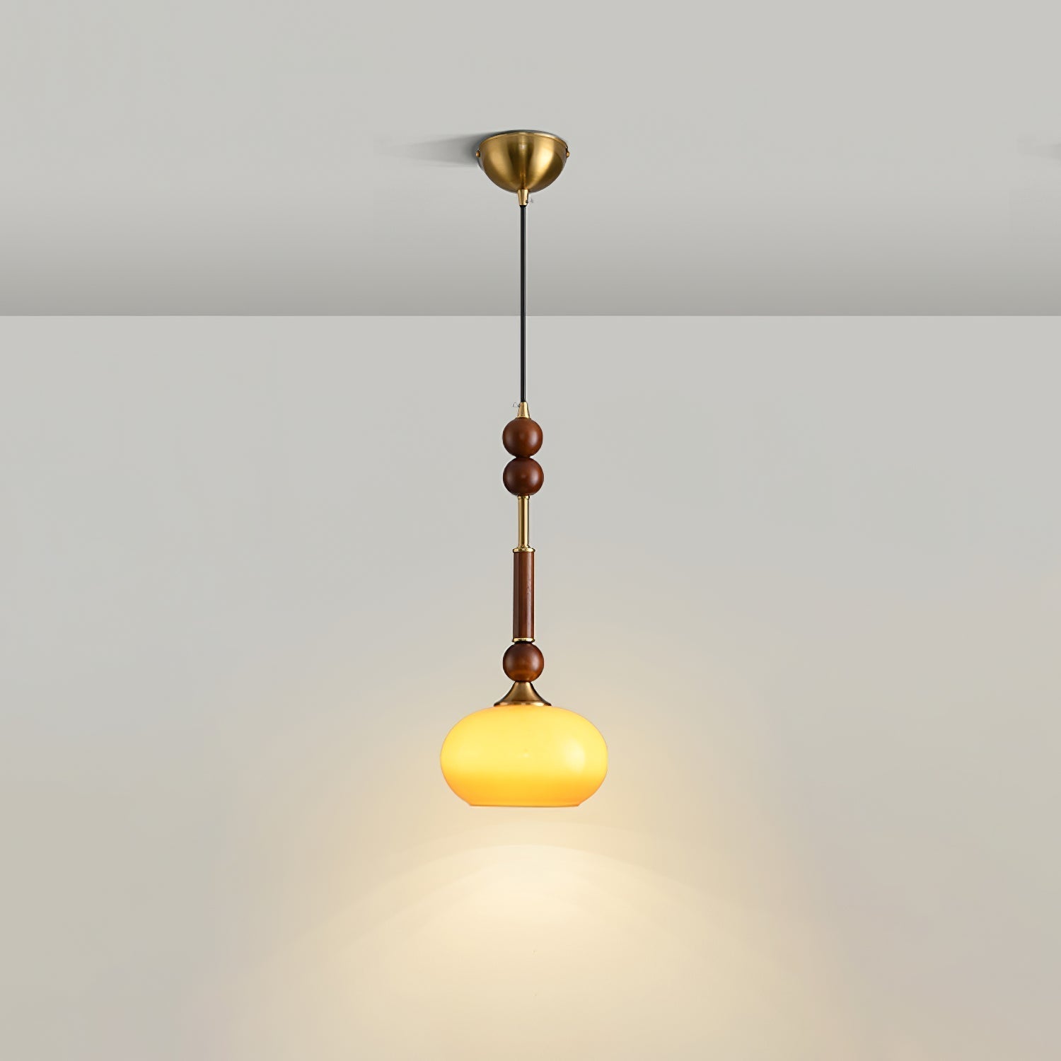 VeroLuce Italian Glass Pendant Lamp for Timeless Interiors OpalDwell