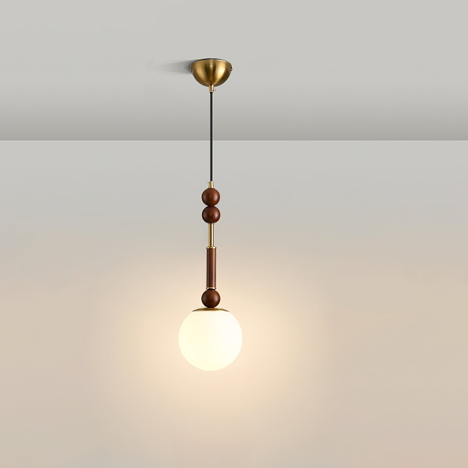 VeroLuce Italian Glass Pendant Lamp for Timeless Interiors OpalDwell