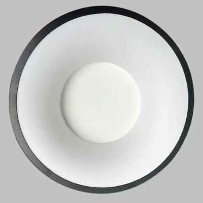 NovaLume Round Ceiling Light Modern Ambient Glow Fixture - OpalDwell