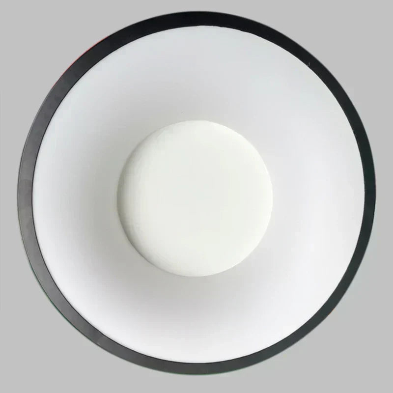 NovaLume Round Ceiling Light Modern Ambient Glow Fixture - OpalDwell