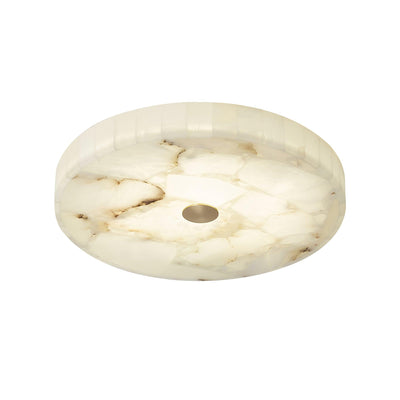 Asterra Classic Circular Round Alabaster Ceiling Lamp - OpalDwell