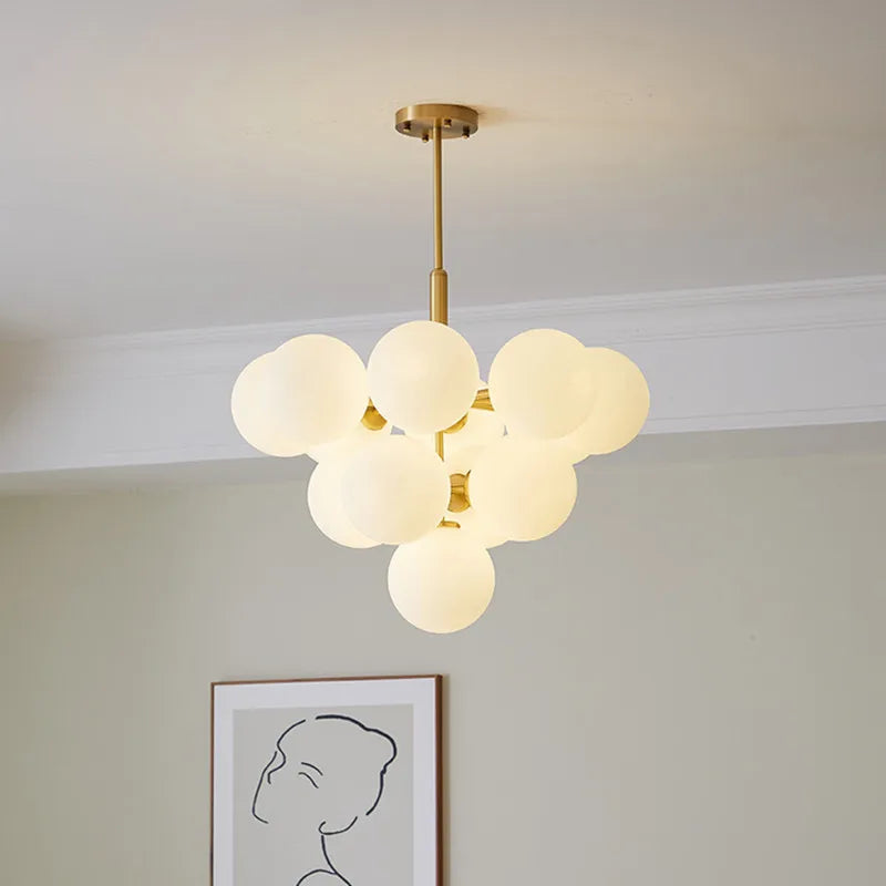 Kestrel Iron Five-Head LED Pendant Light Chandelier - OpalDwell