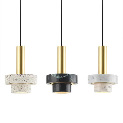 Rowen Pendant Light in Natural Marble - OpalDwell
