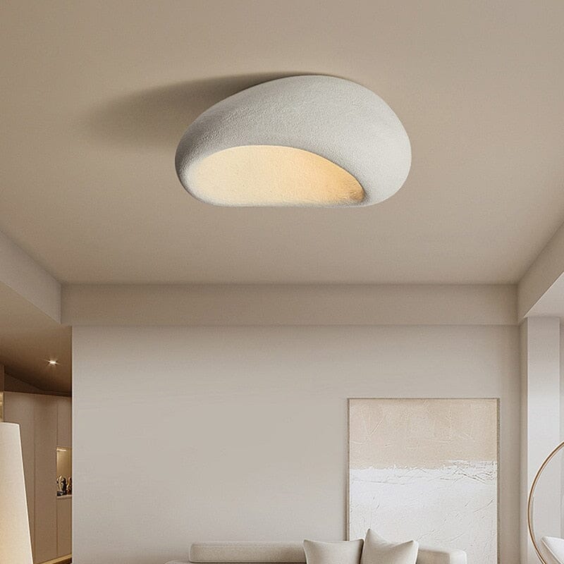 Kairoa Ceiling Light Japanese Inspired Wabi Sabi Glow With Ambient Light OpalDwell