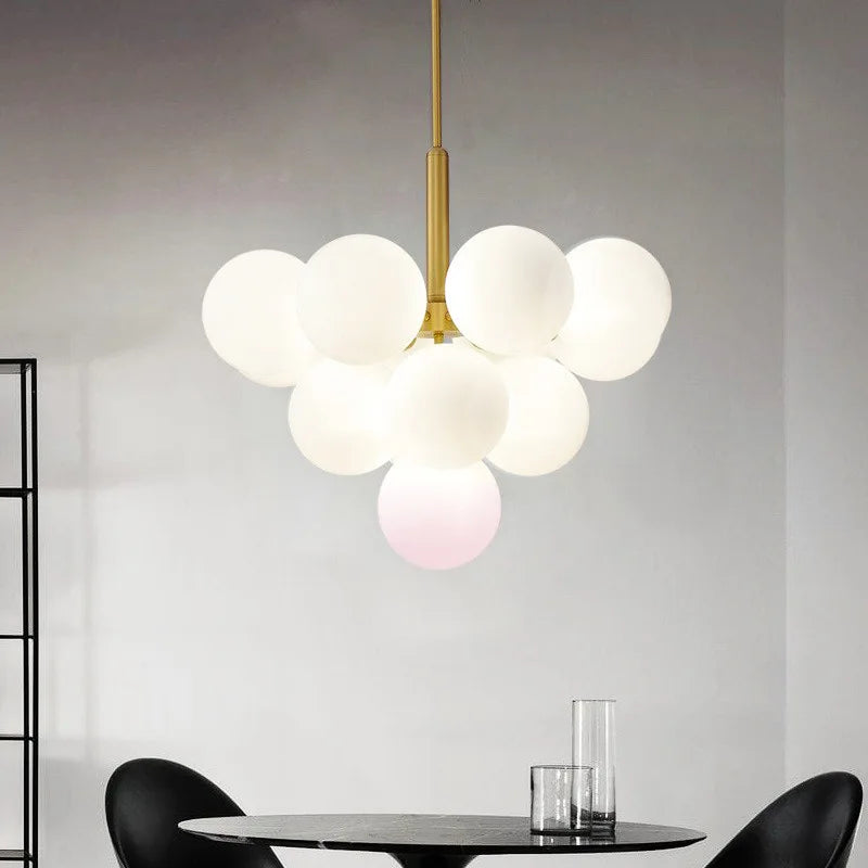 Novara Five-Head Iron LED Pendant Light For Modern Interiors OpalDwell