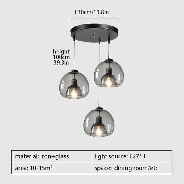 Lucento Glass Pendants - OpalDwell
