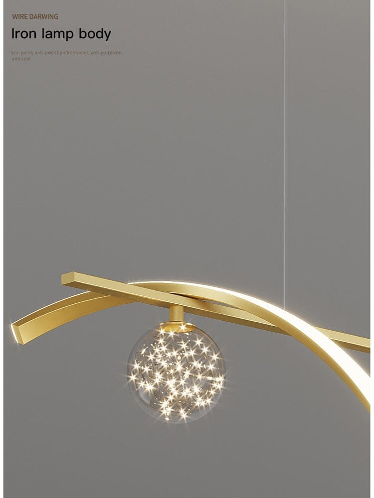Marcelli Spiral Chandelier - OpalDwell