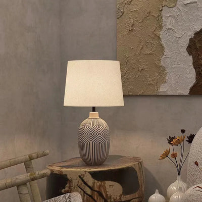 Harlow Antique Ceramic Table Lamp - OpalDwell