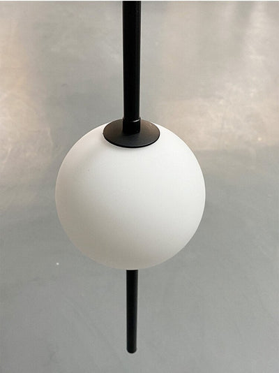 OrionGlow Glass Orb Pendant Lights For Modern Dining Rooms And Bedrooms - OpalDwell