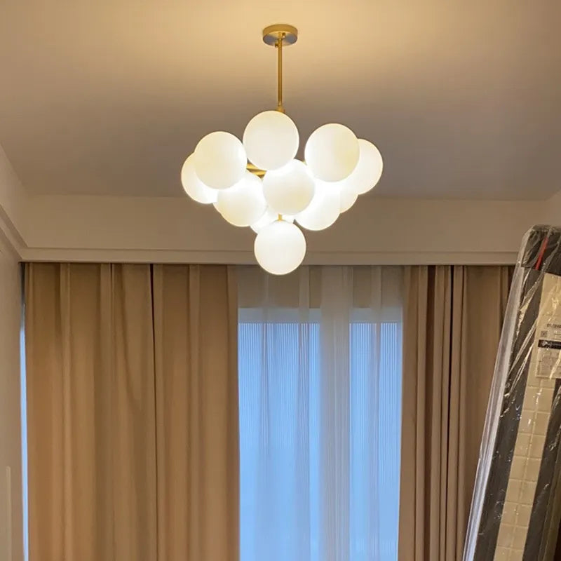 Kestrel Iron Five-Head LED Pendant Light Chandelier - OpalDwell