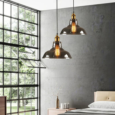 NovaGlass Pendant Light Retro Hanging Fixture for Homes OpalDwell