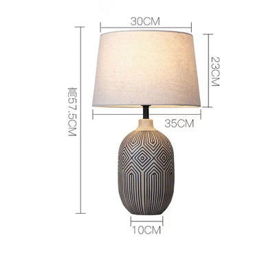 Harlow Antique Ceramic Table Lamp - OpalDwell
