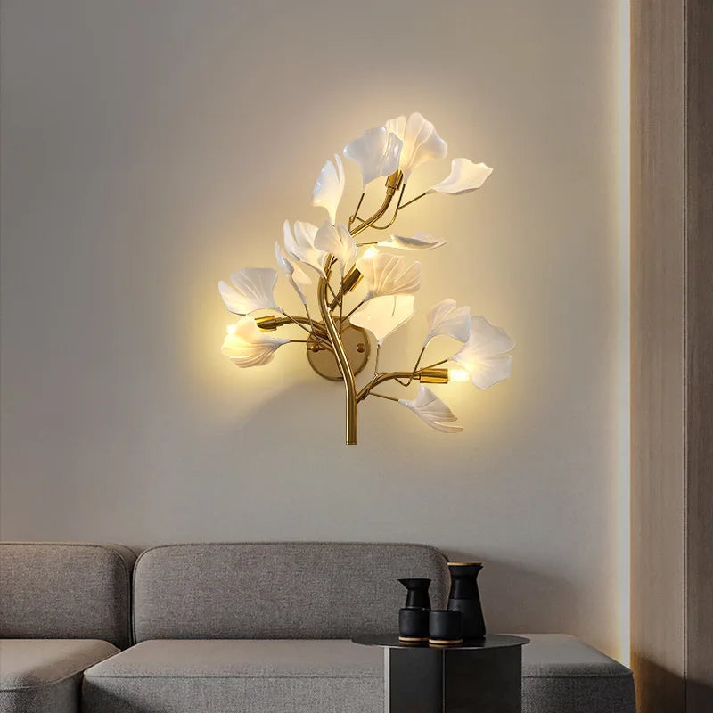 Marisol | Jasmine Leaf Wall Sconce - OpalDwell