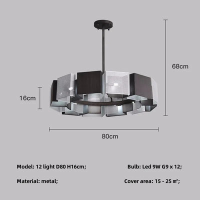 Mariselle | Retro Chandelier - OpalDwell
