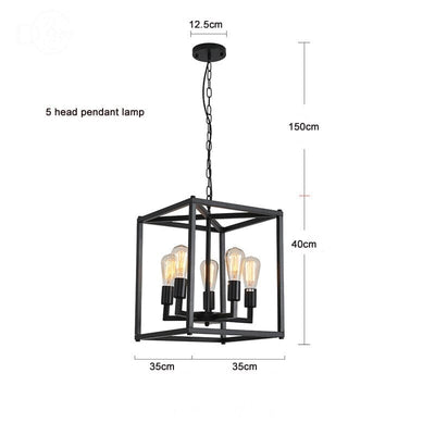 Dining Chandelier in Farmhouse Style - OpalDwell